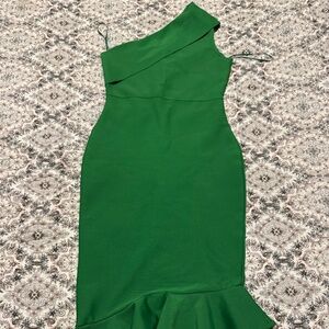 Bandage One Shoulder Dress